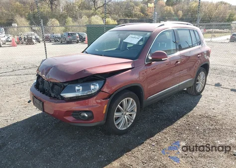 2014 Volkswagen Tiguan Se из США, поврежденный, VIN WVGAV3AX4EW080406